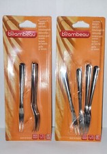 8 Fourchettes À Escargots En Inox Birambeau Made in France