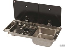 Cuisine + évier 2 brûleurs