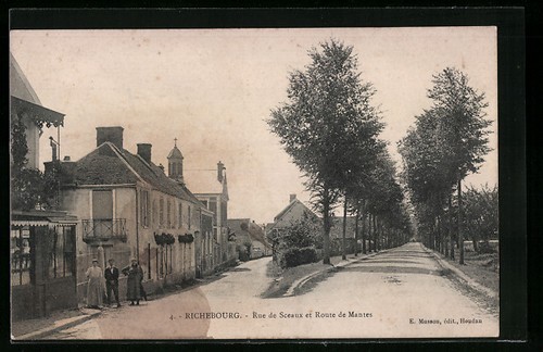 Cpa richebourg rue sceaux - cpa,