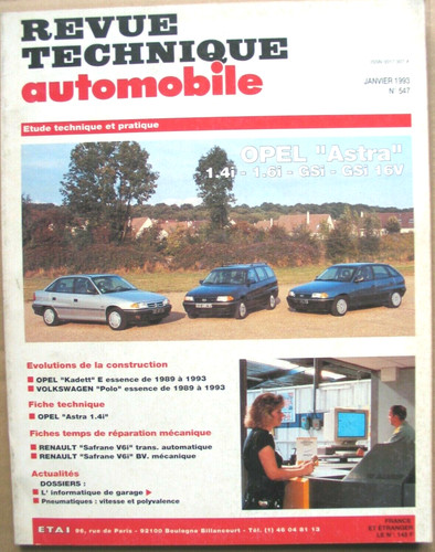 Revue technique opel - opel, astra