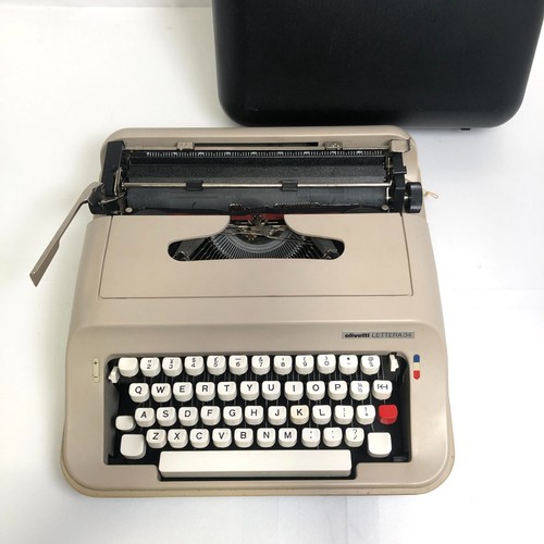 Machine écrire olivetti - machine, à