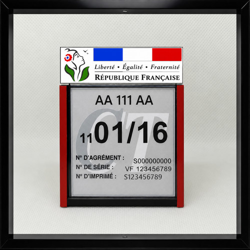 Porte vignette sticker - ct.,