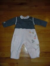 BOUTIQUE EURO CATIMINI ATELIER 12M/74 Pants/shirt GORGEOUS GRAY PINK One piece 