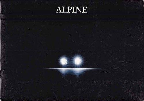 Catalogue brochure alpine a - brochure,