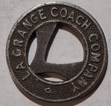 La Grange, Georgia - La Grange Coach Company One Fare Transit Token GA 540 A
