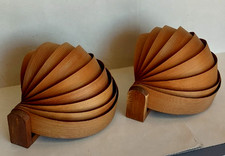 HANS AGNE JAKOBSSON Rare Pair D Sconce Moon Scandinavian Design 20th Century