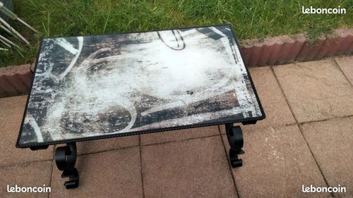 Table salon fer - table, 78/47