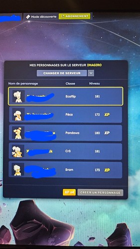 Compte dofus multi personnage - dofus,