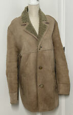 TANNS OF TAUNTON ETON Lambskin Sheepskin Brown Nut Coat SIZE:UK44