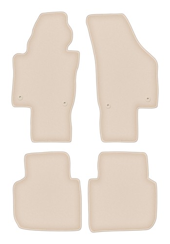 Tapis sol velours beige - tapis, en