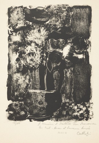 Bernard cathelin lithographie - bernard,