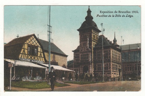 Cpa belgique exposition - belgique,