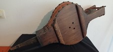Antique Vintage Wood and Leather Forge Bellows / Fireplace 