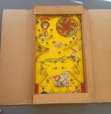 ancien flipper bois carton