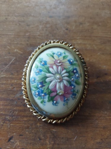 Broche ancienne limoges - broche,
