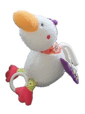 Doudou peluche Canard blanc