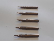 lot 5 plume d'ecriture nibs penna ROEDER 6 schragspitz berlin
