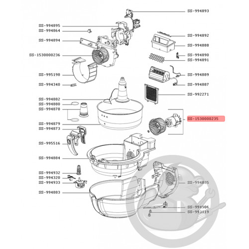 Moteur hélice rondelle - hélice, +
