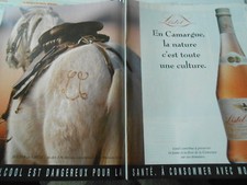 Advertising 1998 Listel in the Camargue nature is a whole culture