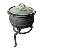 ANCIEN CHAUDRON EN FONTE +