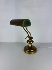 Sublime 1960s Brass Banker Lamp, Accountant, Adjustable 