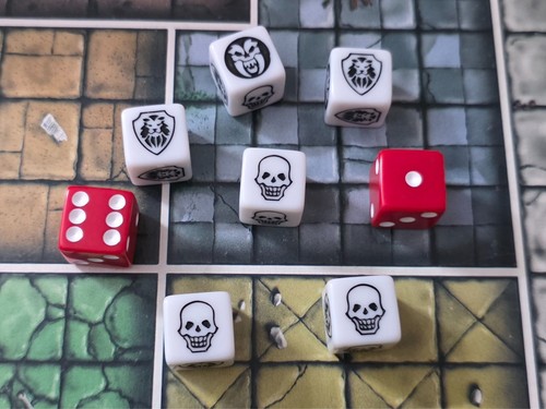 Heroquest complete dice - heroquest,