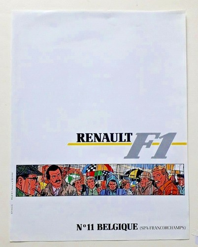 Renault 1989 4 pages jean - renault, f1