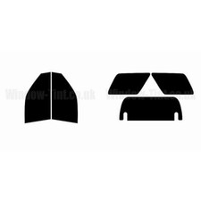 Pour Opel Frontera 3-door 1995-03 Complet Pré Coupe Vitre Teintée avant &