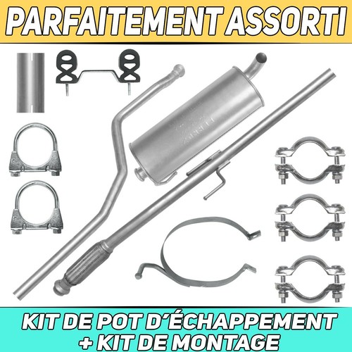 Kit pot échappement - pot, d’échappement