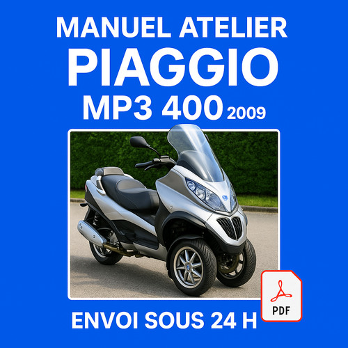 Manuel atelier piaggio mp3 400 - piaggio,