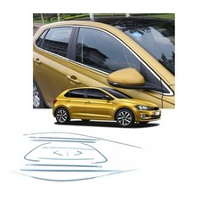 Garniture de fenêtre chromée