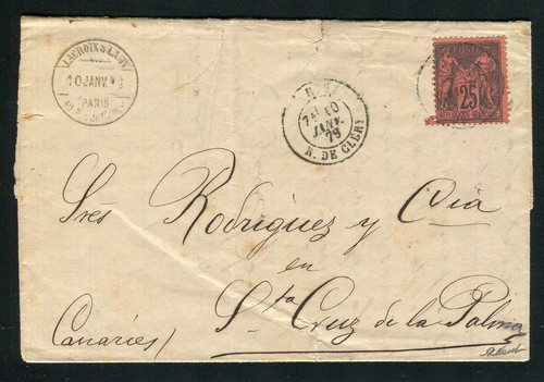Rare lettre paris pour - lettre,