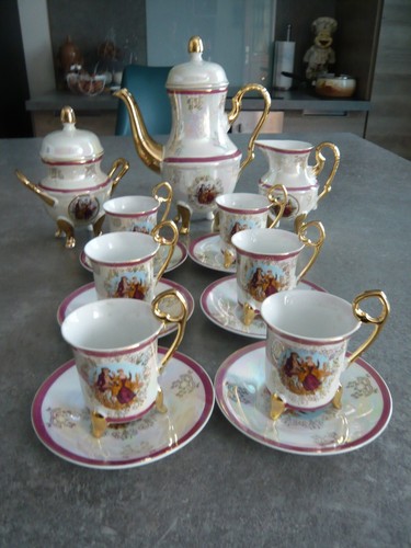 Service cafe moka 6 tasses - -,