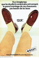 ADVERTISING ADVERTISING 096 1980 Eram men's moccasin shoes
