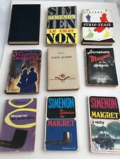 Georges Simenon lot 9 romans - Maigret - presses de la cité 1946 à 1974