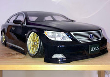 LEXUS LS600h RC Car Body Shell Only 1:10 Black All Painted ABC Hobby