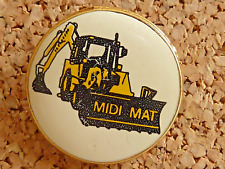pin's pins car badge.  tractor. MIDI LEATHER PULL MAT.  MONTALZAT