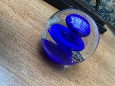 sulfure plante champignon bleu j-line 10cm diamètre