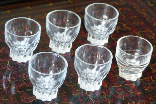 Lot anciens petits verres - lot, 6