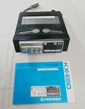 PIONEER Very Rare KX-E60 Silver Component Cassette Deck Amplifier 2x20 Watt Good