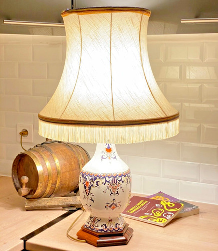 Lampe vintage abat jour - vintage,
