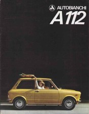 Catalogue Brochure Autobianchi