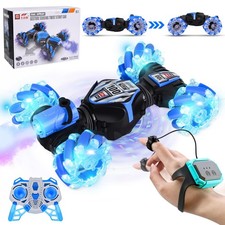 RC Voiture Stunt, 2.4Ghz Voiture Téléguidée, Voiture Télécommandée avec Comma...