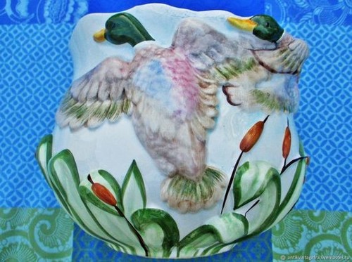 Antique garden pot cover - antique,