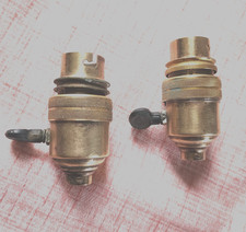 2 Ancienne douilles laiton à