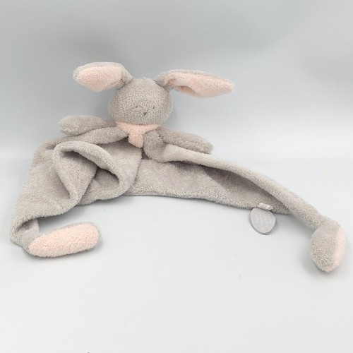 Doudou plat lapin - , rose