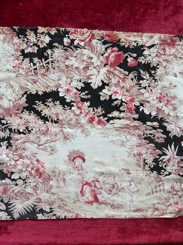 Tissu ancien xixème enfantin - xixÈme,