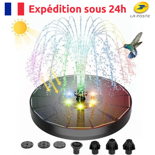 Led fontaine solaire - led,