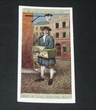 JOHN PLAYER'S CIGARETTES CARD CRIES OF LONDON 1916 BLUE BACK N°7