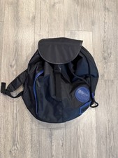 Versace Backpack Blue/Black Rucksack Weekend Gym Sack Medusa
